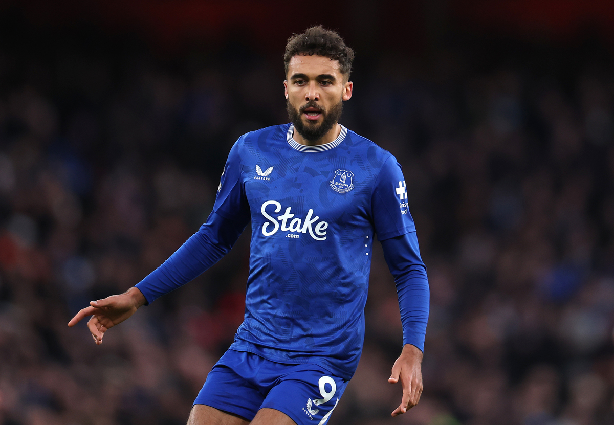 Dominic Calvert-Lewin dell'Everton durante la partita di Premier League tra Arsenal FC ed Everton FC all'Emirates Stadium il 14 dicembre 2024 a Londra, Inghilterra. (Foto di Alex Pantling/Getty Images)